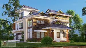 Modern Traditional House Design 3d