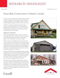 Straw Bale Construction In Atlantic