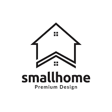 Flats Home Lines Simple Logo Design