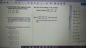 Solve The System Whose Augmented Matrix