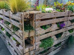 Pallet Garden Beds With Flowers
