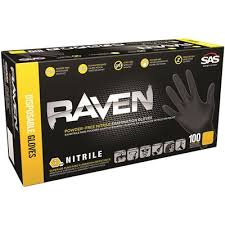 Sas Raven 7 Mil Nitrile Powder Free