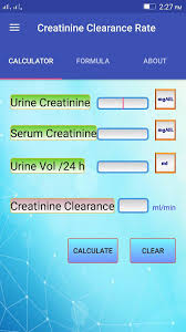 Creatinine Clearance Rate Apk