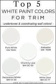 5 Best White Trim Paint Colors