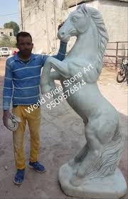 Marble Horse Statue For Interior Decor