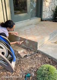 Stencil A Concrete Porch Or Patio