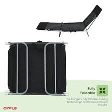 Oypla Folding Sun Lounger