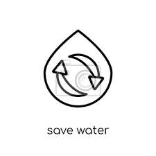 Save Water Icon From Ecology Collection