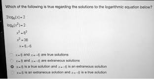 Solutions To The Logarithmic Equation