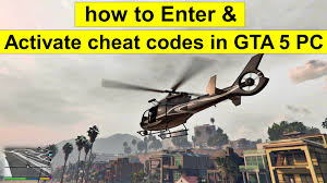 activate cheat codes in gta 5 pc