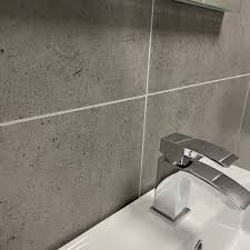 Grosfillex Grey Concrete Tile Effect