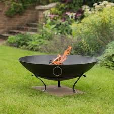 Buy Iron Disc Fire Pit Bowl With Tripod