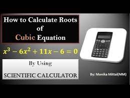 Calculate Roots Of Cubic Equation