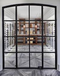 Wine Cellar With Parquet Wood Floor