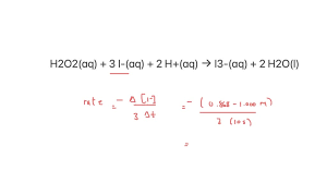 Balanced Chemical Equation H2o2 Aq