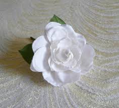 Millinery Gardenia Flower Snow White