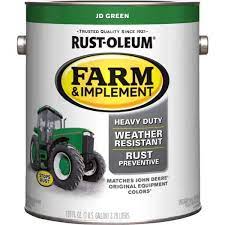 Rust Oleum 1 Gal Farm Implement J D Green Gloss Enamel Paint 2 Pack