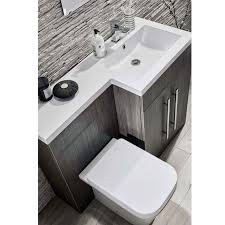 Avola Grey Toilet And Sink Unit