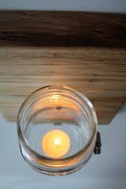 Wall Mounted Mason Jar 3 Sconce Candle
