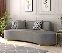 Buy Osbert 3 Seater Curved Sofa