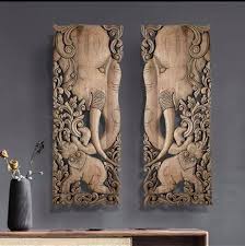 Wall Art Carved Wooden Wall Hanging