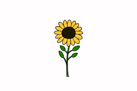 Sunflower Graphic By Genta Ilration