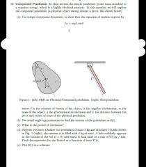 Answered Compound Pendulum In Class