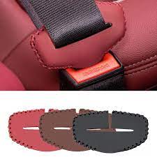 Pu Leather Car Seat Belt Clip Extender