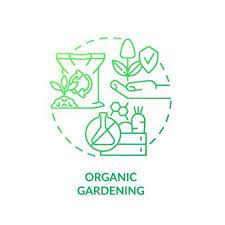 Organic Gardening Green Gradient
