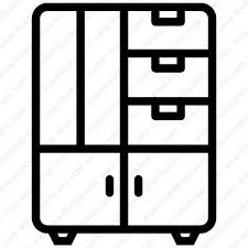 Storage Cabinet Vector Icon
