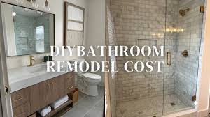 Diy Bathroom Remodel Cost