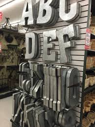 Hobby Lobby Galvanized Letters Photo