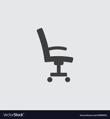 Office Chair Icon Royalty Free Vector
