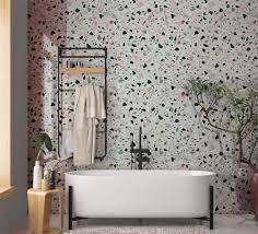 Terrazzo Marble Acrylic Shower Wall Panel