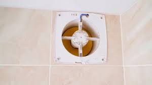 Exhaust Fan In The Bathroom Close Up