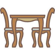 Table Chairs Icons For Free