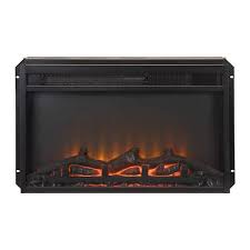 Clihome 24 In Black Electric Fireplace
