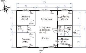 A Floorplan Of A Single Family House