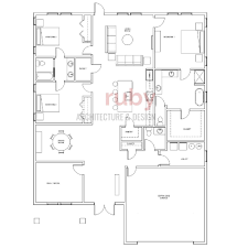 50 X 60 2 500 Sf One Story House Plan