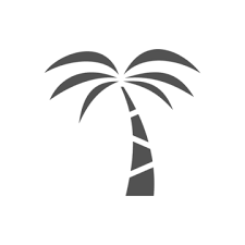White Palm Tree Icon Png Images