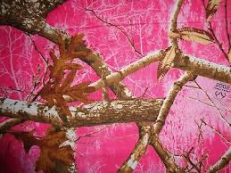 Hot Pink Brown Real Tree Edge Camo