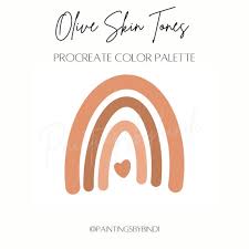 Olive Skin Tones Procreate Color