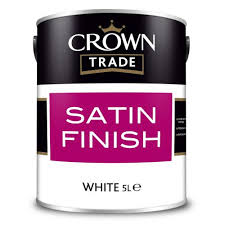 Crown Trade Satin Finish White The