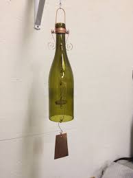Wine Bottle Wind Chime Copper Hanger