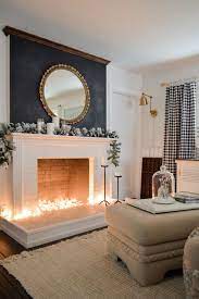 Decorate A Fireplace With Led Candles