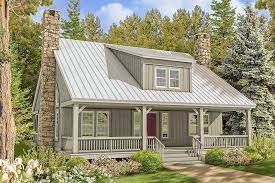 Rear Porches Cottage House Plans