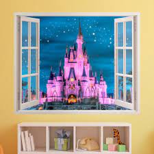 Kids Wall Sticker Window Castle Of