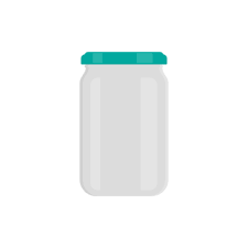 Empty Glass Jar Vector Design Images