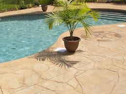 Stamped Vs Brushed Concrete Pool Decks