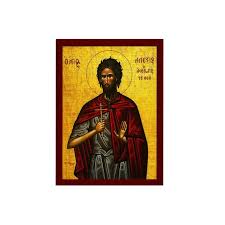 Saint Alexios Icon Handmade Greek